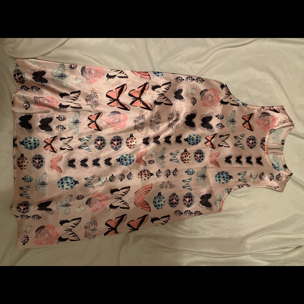 Blush sleeveless dress